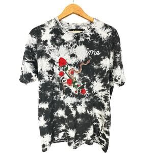 Civil Regime Shirt Adult Tie dye Embroidered Rose Snake Womens size L